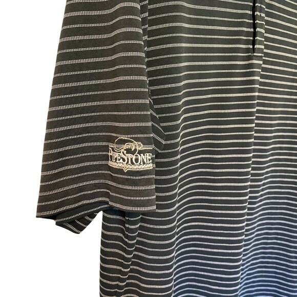Nike Golf Dri-FIT Striped Polo Shirt Men’s Size Large - Picture 3 of 4